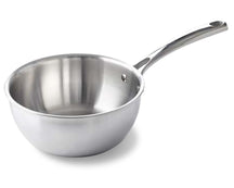 BK Sauteuse Superior Tri-Ply RVS ø 24 cm - met deksel - open