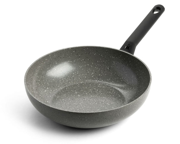 Wok BK Granite ø 28 cm / 3,7 Litres - revêtement antiadhésif céramique