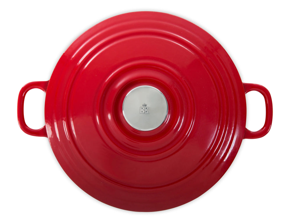 Cocotte BK Bourgogne Chili Red ø 28 cm / 6,7 litre - émail antiadhésif