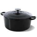 Cocotte BK Bourgogne Jet Black Fonte ø 24 cm / 4,2 litre - émail antiadhésif