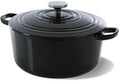 Cocotte BK Bourgogne Jet Black Fonte ø 28 cm / 6,7 litres - revêtement émaillé antiadhésif