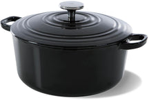 Cocotte BK Bourgogne Jet Black Fonte ø 28 cm / 6,7 litres - revêtement émaillé antiadhésif