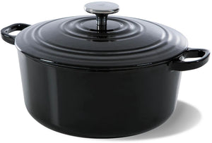 Cocotte BK Bourgogne Jet Black Fonte ø 28 cm / 6,7 litres - revêtement émaillé antiadhésif