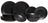 Set de vaisselle Studio Tavola - 6 personnes - Black Tie - 27 cm - 18 pièces
