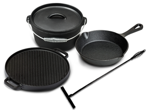 Set de cuisson Blackwell - en fonte - Cook & Grill - 25 cm - 4 pièces