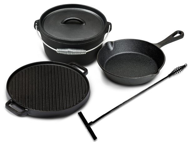 Set de cuisson Blackwell - en fonte - Cook & Grill - 25 cm - 4 pièces