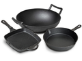 Ensemble de poêles Blackwell - Wok - Série Fonte - 23 x 23 cm - 3 pièces