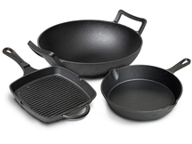 Ensemble de poêles Blackwell - Wok - Série Fonte - 23 x 23 cm - 3 pièces