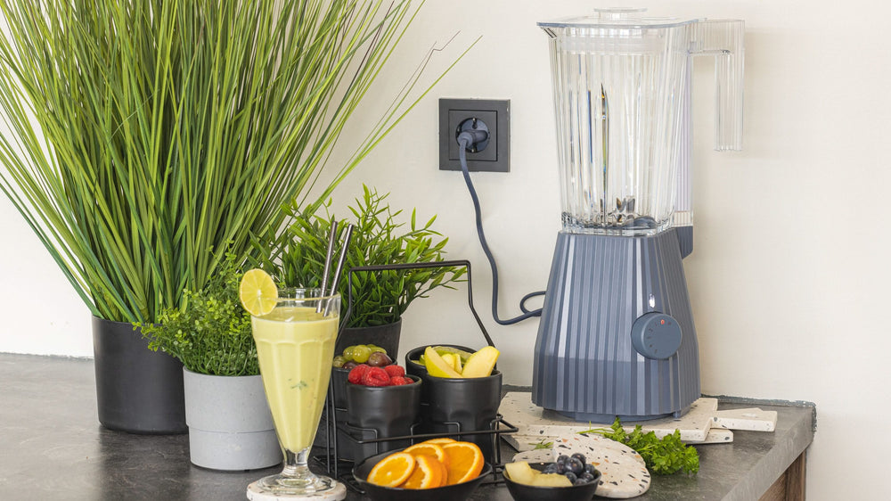 Blender Alessi Plissé Gris - 1,5 litre - 700 W - Michele de Lucchi - MDL09 G