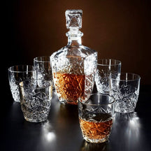 Ensemble de whisky Bormioli Rocco - Verres à whisky - Dedalo - 800 ml - 7 pièces