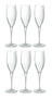 Set de verres à champagne Bormioli Rocco - Verres à champagne - 26 cl - 6 pièces