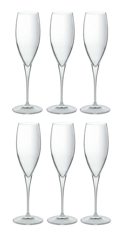 Set de verres à champagne Bormioli Rocco - Verres à champagne - 26 cl - 6 pièces