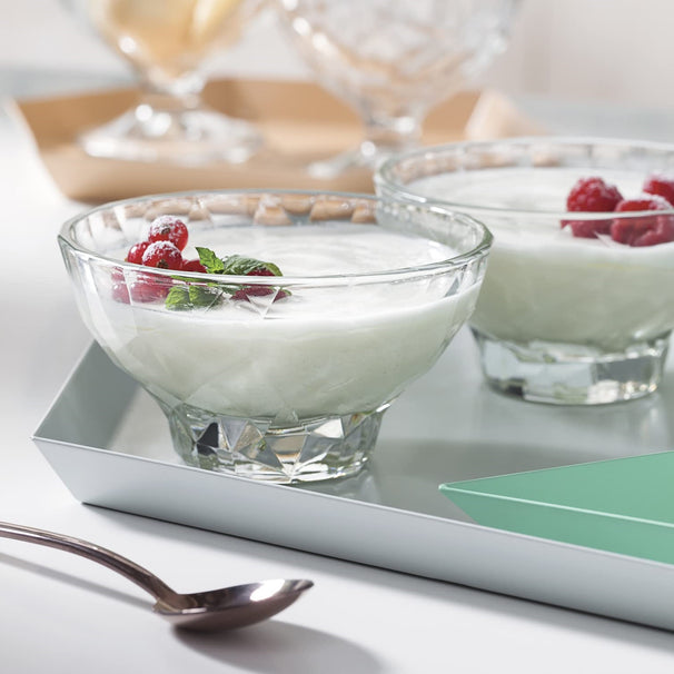Set de coupes à glace Bormioli - Coupes à sorbet - Diamond - 225 ml - 12 pièces