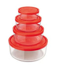 Ensemble de boîtes Bormioli Rocco - en verre - Frigoverre - 4 tailles - 4 pièces