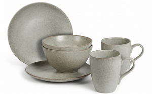 Ensemble de petit-déjeuner Broste Copenhagen Nordic Marsh 6 pièces / 2 personnes - 2 assiettes à petit-déjeuner, 2 bols et 2 tasses