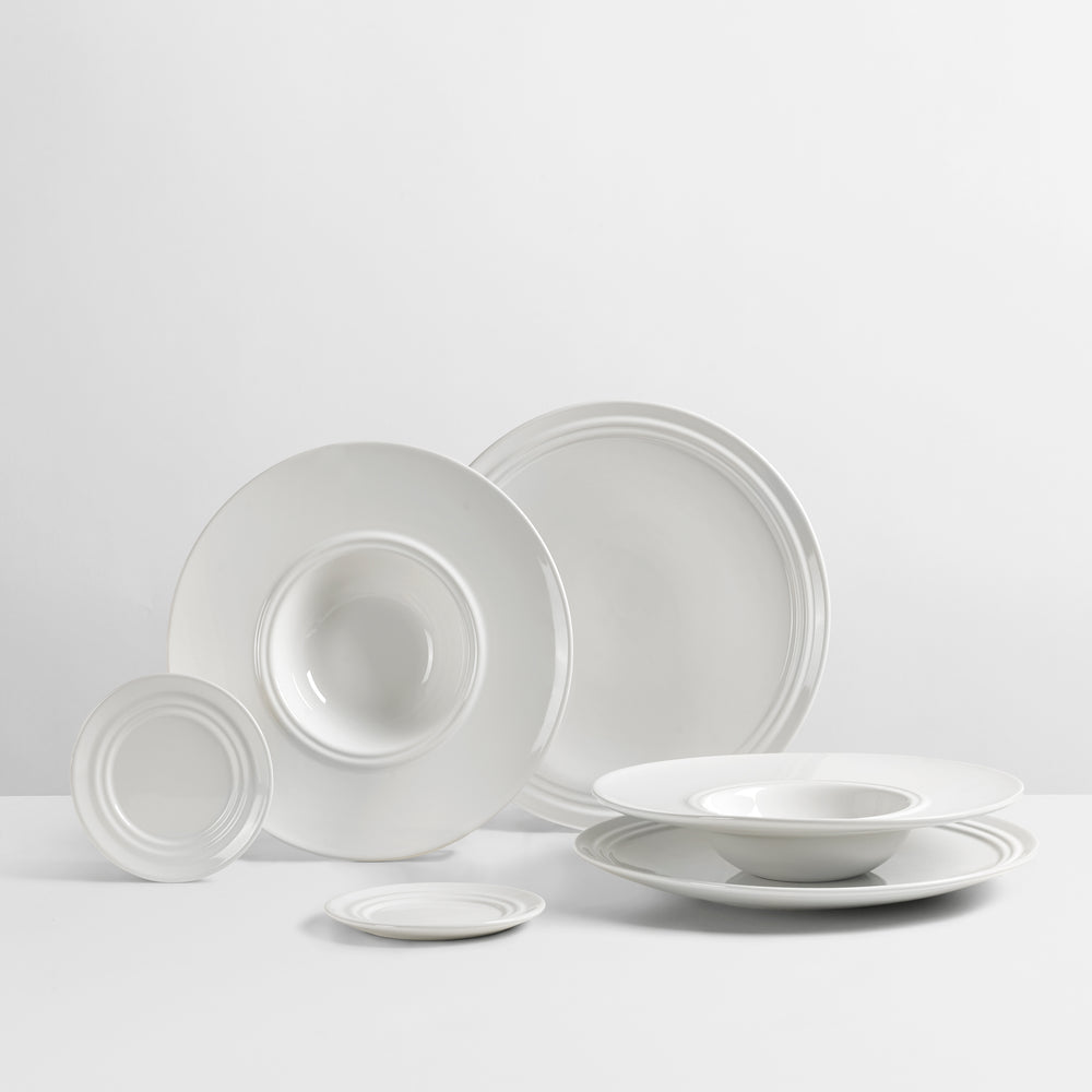Ensemble de pâtes Broste Copenhagen Stevns 6 pièces / 2 personnes - 2 assiettes à pâte, 2 assiettes à diner et 2 petite assiettes
