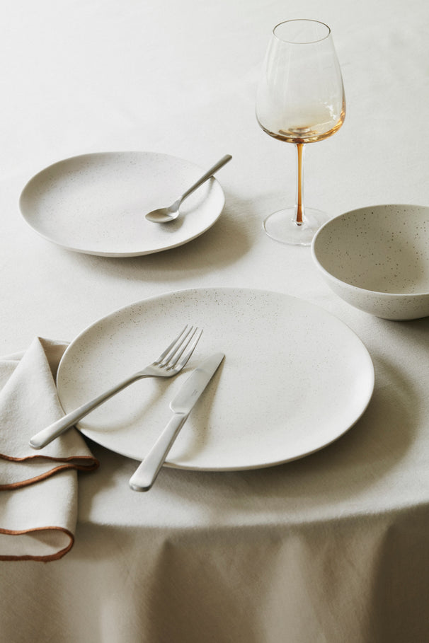 Ensemble de vaisselle Broste Copenhagen Nordic Vanilla 6 pièces / 2 personnes - 2 assiettes à diner, 2 assiettes à petit-déjeuner et 2 bols