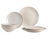Ensemble de vaisselle Broste Copenhagen Nordic Vanilla 6 pièces / 2 personnes - 2 assiettes à diner, 2 assiettes à petit-déjeuner et 2 bols