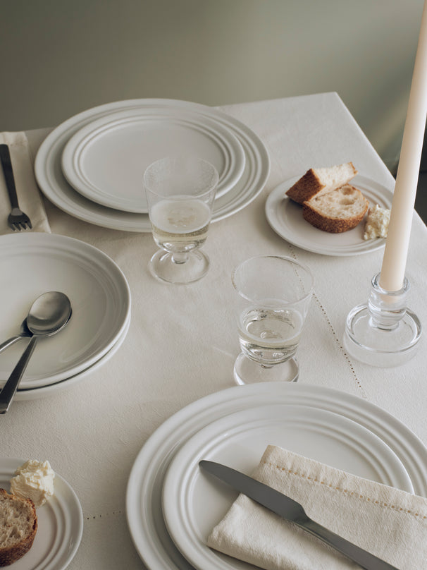 Ensemble de vaisselle Broste Copenhagen Stevns 12 pièces / 4 personnes - 4 assiettes à diner, 4 assiettes à petit-déjeuner et 4 assiettes creuses