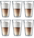 Set de verres latte-macchiato Bodum - Double paroi - Canteen - 400ml - 6 pièces