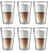 Set de verres latte-macchiato Bodum - Double paroi - Canteen - 400ml - 6 pièces