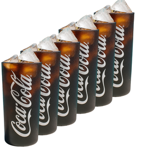 Set de verres long drink Coca Cola - Verres à soda - Frozen - 270 ml - 4 pièces