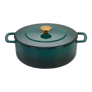 Combekk Braadpan met deksel Gietijzer Holly Green ø 24 cm / 3.8 Liter