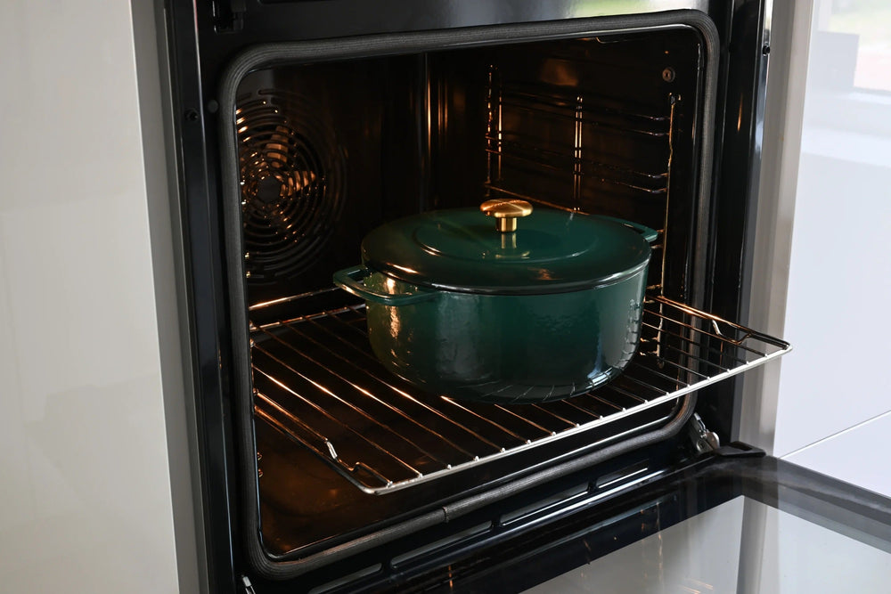 Combekk Pannenset Gietijzer Holly Green 3-delig - sfeerbeeld 5