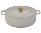 Combekk Braadpan met deksel Gietijzer Sand ø 28 cm / 5.3 Liter
