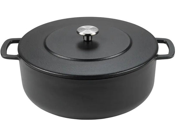 Cocotte avec couvercle en Fonte Combekk Noir ø 28 cm / 5,3 Litres - émaillée antiadhésive