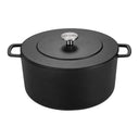 Cocotte avec couvercle en Fonte Combekk Noir ø 32 cm / 12 Litres - émaillée antiadhésive