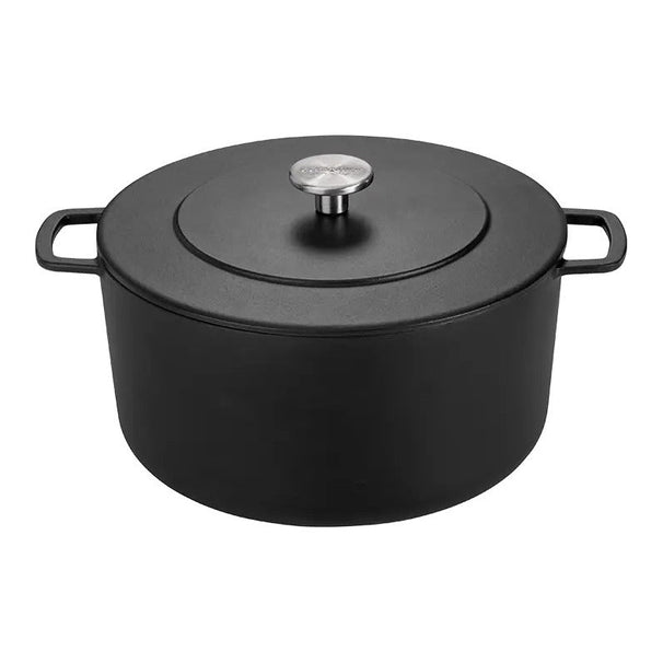 Cocotte avec couvercle en Fonte Combekk Noir ø 32 cm / 12 Litres - émaillée antiadhésive