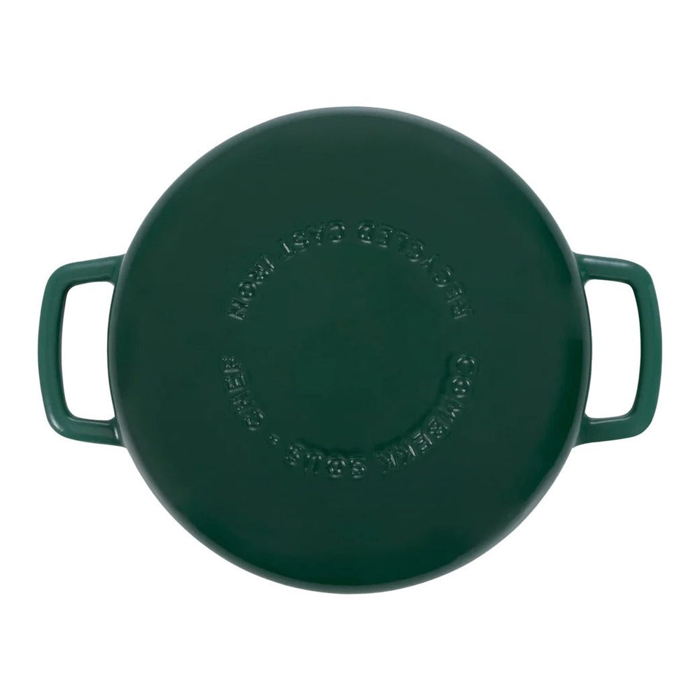 Combekk Koekenpan Skillet met 2 grepen Gietijzer Holly Green ø 24 cm - onderaanzicht