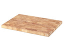 Planche à découper en bois Continenta - Bois de bout - 35 x 25 cm