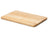 Continenta Houten Snijplank - Rubberhout - 29 x 18.5 cm