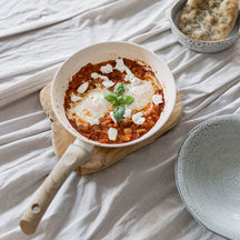 Cook & Pan Koekenpannenset Go Ivory Crème 3-delig - ø 20, 24 & 28 cm - sfeerbeeld 3