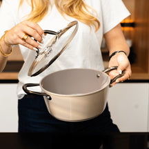 Cook & Pan Pannenset Taupe of Mind 9-delig - sfeerbeeld 3