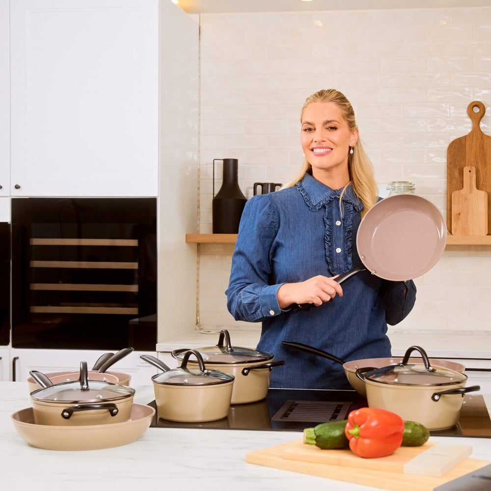 Cook & Pan Pannenset Taupe of Mind 9-delig - sfeerbeeld 5