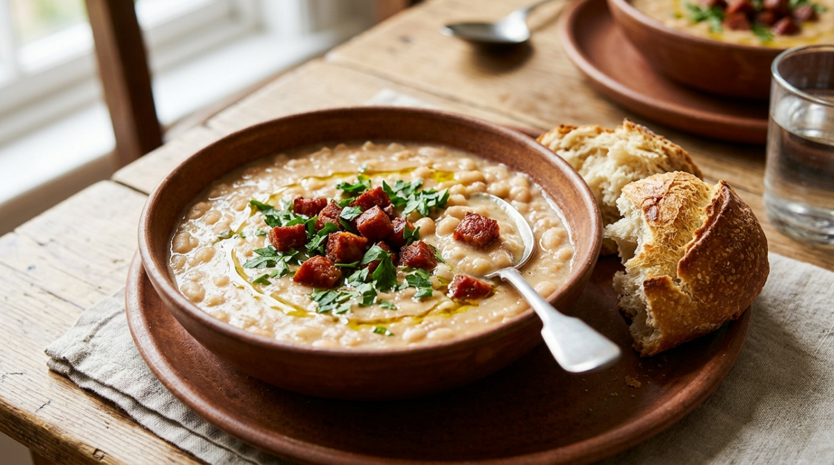 Une soupe réconfortante qui vous réchauffe de l'intérieur.
