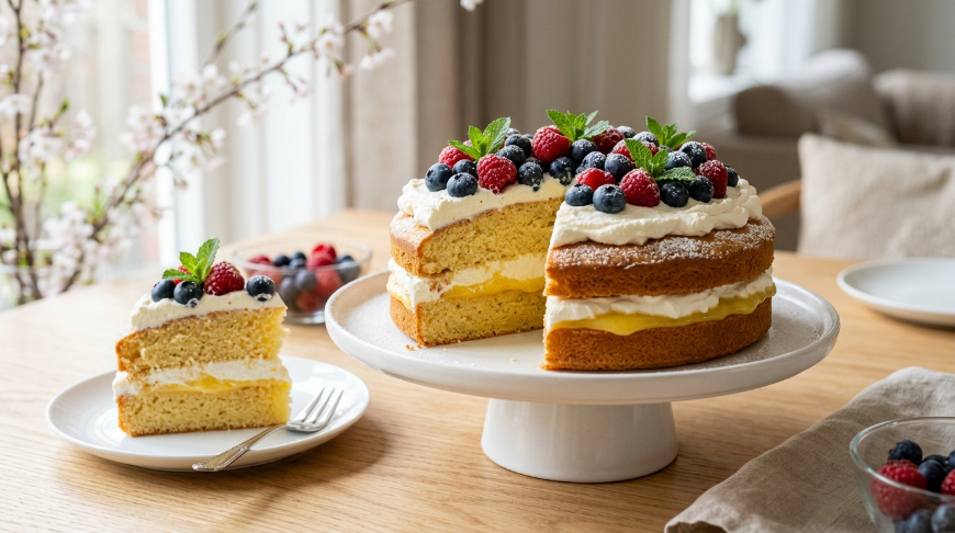 Un dessert frais et festif pour la table de Pâques