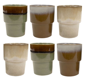Ensemble de Gobelets Cookinglife Nomad Step 340 ml - 6 pièces