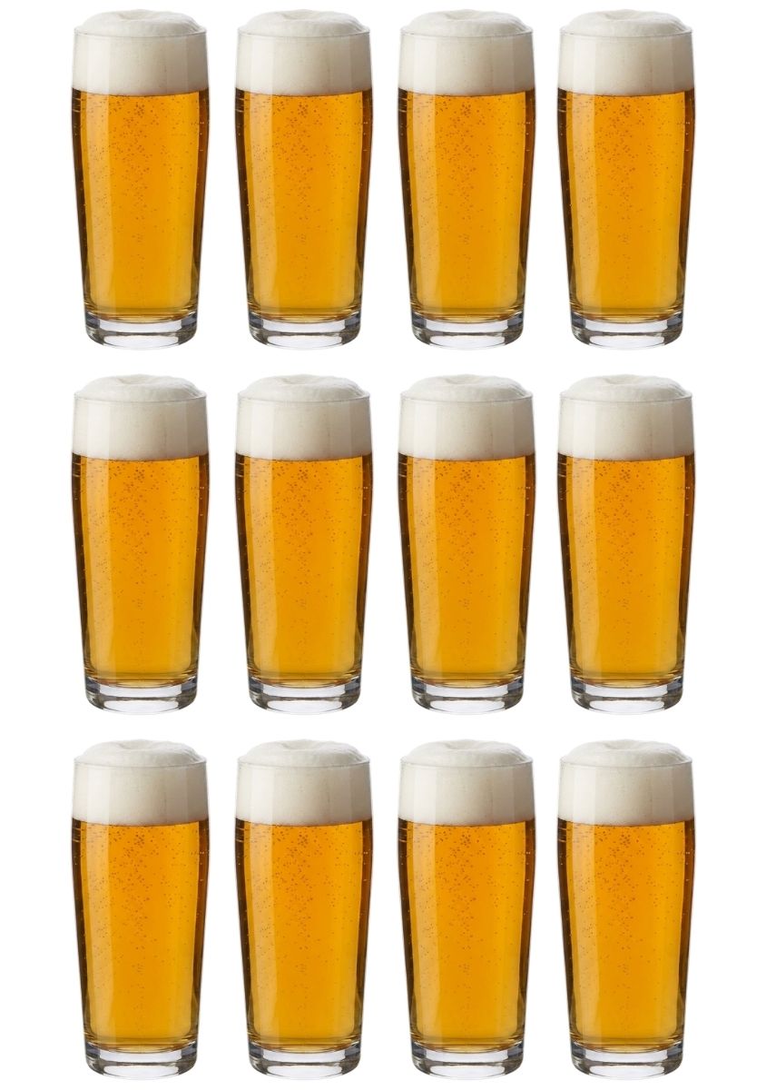 Cookinglife Verre à bière Flûte 190 ml - 12 pièces