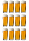 Cookinglife Verre à bière Flûte 190 ml - 12 pièces