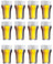Verres à bière Cookinglife Nonic 340 ml - 12 pièces