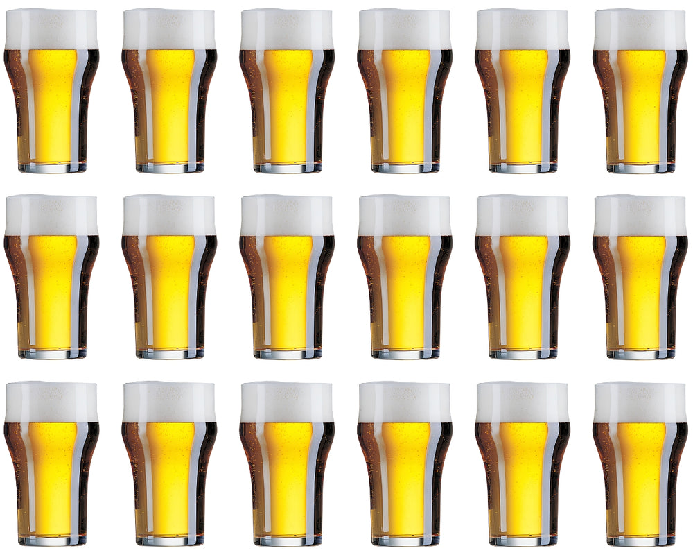 Verres à bière Cookinglife Nonic 340 ml - 18 pièces