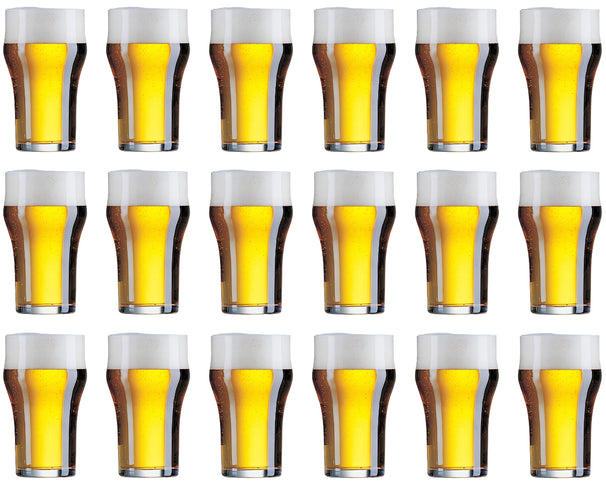 Verres à bière Cookinglife Nonic 340 ml - 18 pièces