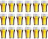 Verres à bière Cookinglife Nonic 340 ml - 18 pièces