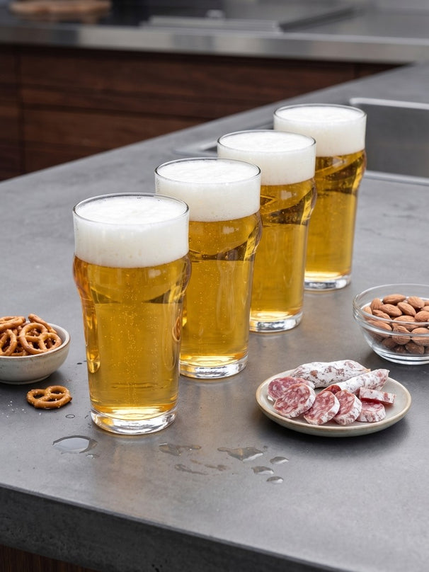 Verres à bière Cookinglife Nonic 340 ml - 6 pièces