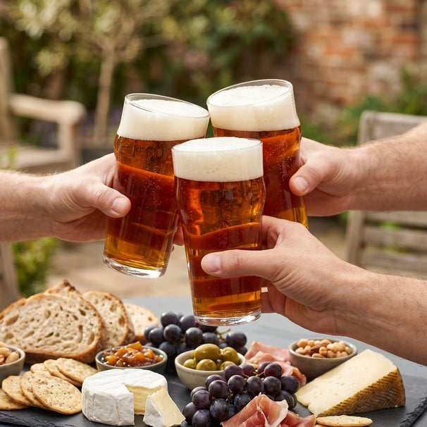 Verres à bière Cookinglife Nonic 340 ml - 18 pièces