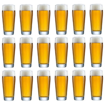 Verres à bière Cookinglife Willybecher 330 ml - 18 pièces